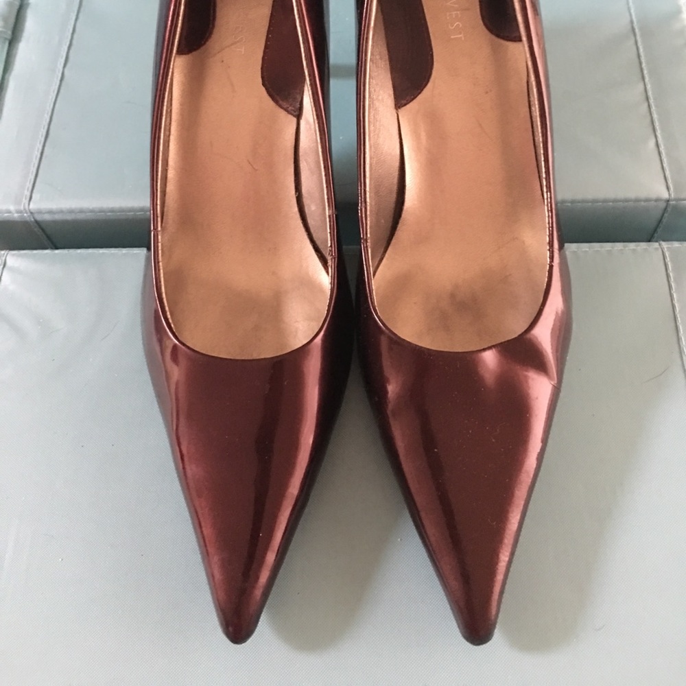 Nine West Pointy Toe Pumps, Patent Leather